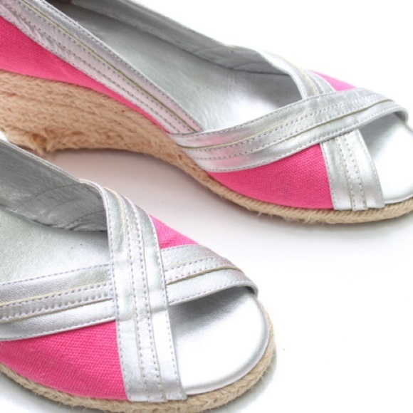 Lilly Pulitzer peep toe wedges - Picture 11 of 13